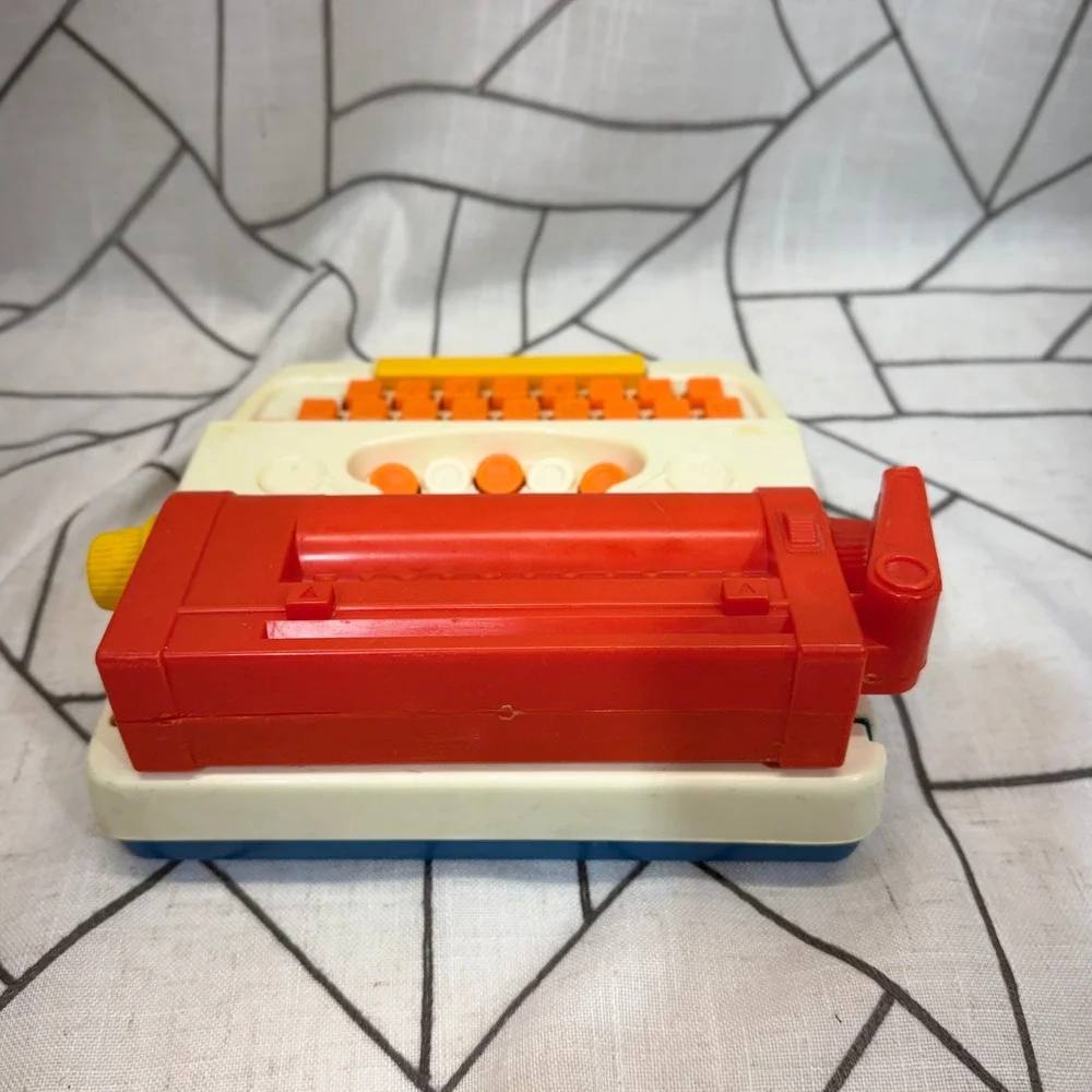 Tomy Tutor Typer Multi-Color Vintage 1977 Educational Preschool Toy Typewriter
